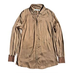 Holzweiler Silk Button-Up Blouse